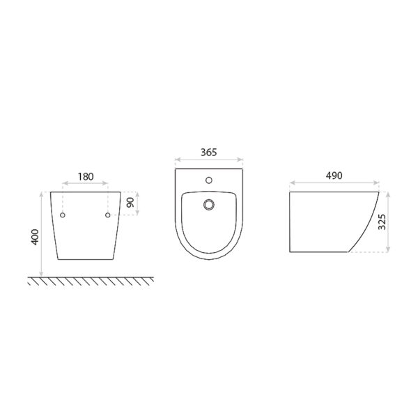 WAND-BIDET SOFI – Bild 3