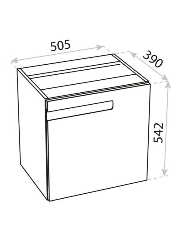 WASCHBECKENSCHRANK FLORYDA 50 – Bild 2