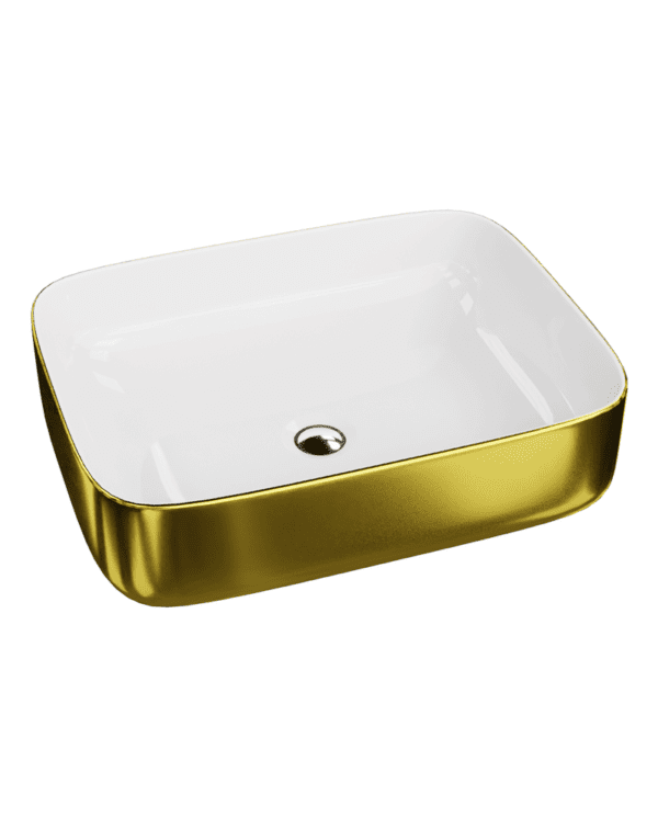 AUFSATZWASCHBECKEN GALERA GOLD/WHITE