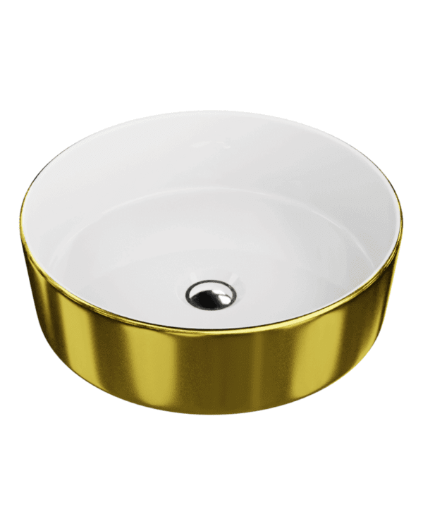 AUFSATZWASCHBECKEN MERIDA GOLD/WHITE